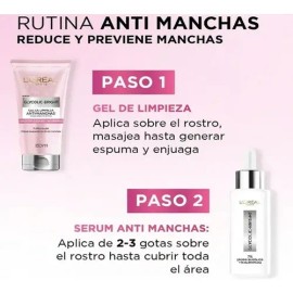 Rutina Antimanchas Loréal Paris Glycolic Bright Skincare 5pz                                                                                          