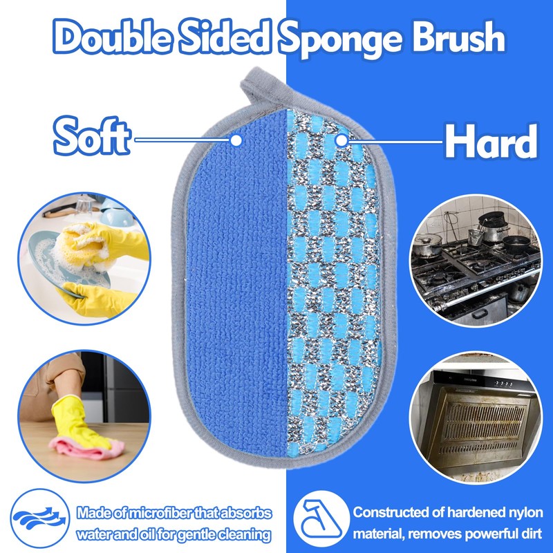 XANGNIER Air Fryer Cleaner Brush Kits,6 Pcs Air Fryer Cleaning