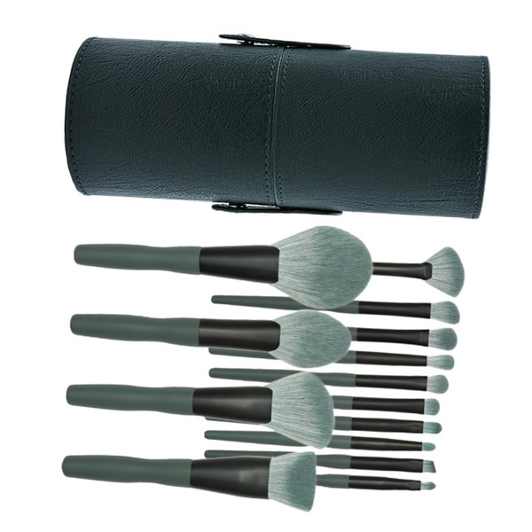 PACKOVE 14pcs Makeup Brush Kit Professional Cosmetics Tools with Smooth