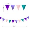 Mermaid Party Decorations Purple Pink and Teal Aqua Metallic Fabric