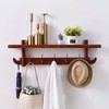 Beilala 10 Pack Double Coat Hooks for Wall Door with