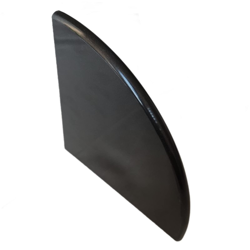 GEOONA 9 Inch Black Marble Corner Shower Shelf for Bathroom,