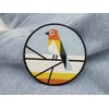 Finally Home Iron-On Patch, Colourful Bird, Natural Iron-On Patch, Birds
