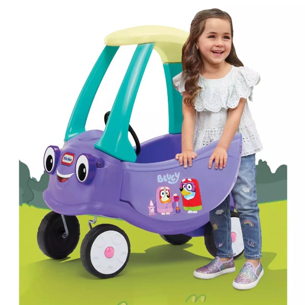 Little Tikes Bluey Grannies Car Cozy Coupe with Accessories &