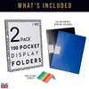 Ziffs Office® 2 x 100 Pocket A4 Display Folders -
