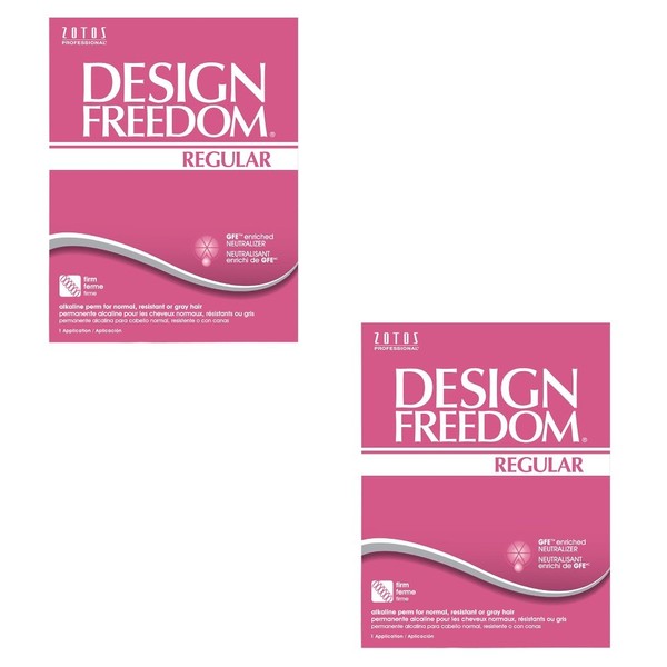 ZOTOS Beauty Salon Design Freedom Regular Alkaline Perm Hair HP-40874 (2 Pack)