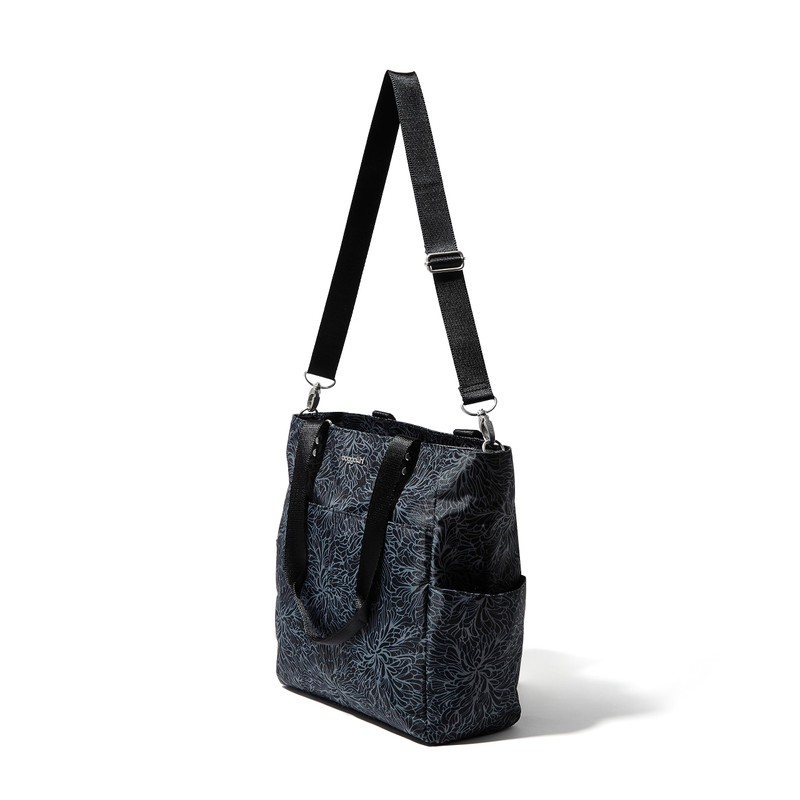 Baggallini Carryall Daily Tote Bag - 11.5" x12.5” Lightweight Nylon