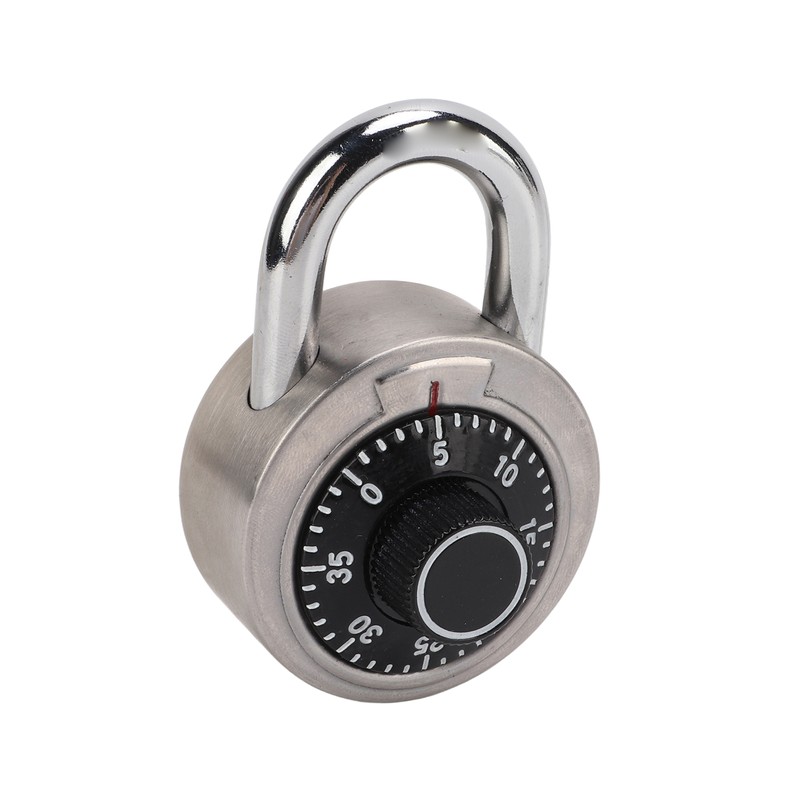Dial Combination Lock Heat Treatment Hardened Steel Security Waterproof for