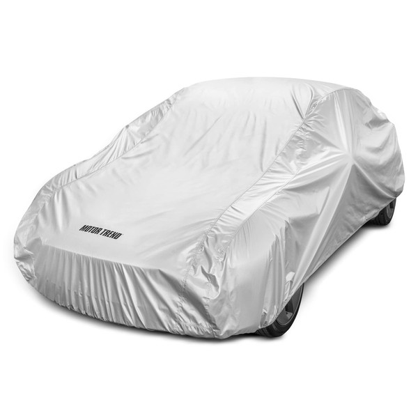 Motor Trend FlexCover Waterproof Car Cover for Rain Wind All Weather XXL Fits up to 228"