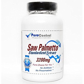 Saw Palmetto Standardized Extract 320mg // 100 Capsules // Pure // by PureControl Supplements