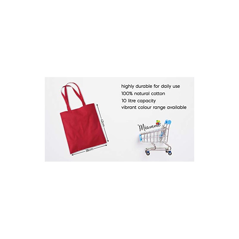 Miammo Gonna slay all day [CM17PMR] motivational statement tote shopping