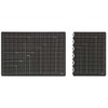 Nakabayashi CTMO-A3W-D Folding Cutting Mat, Double-Sided Clay Plate, A3/Black
