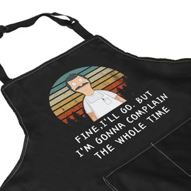 Bob’s TV Show Merchandise Burgers Fans Apron Gift I Love You But You’re All Terrible Apron Belcher Inspired Housewarming Gift (Whole time apron)