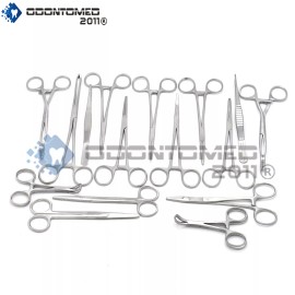 ODM Set Of 18 Pieces General Surgery Instruments Surgical Instruments