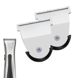 2 Pack Removable Replacement Blades for Wahl Mag 8841/8143/8700#2111 - Professional Hairdressers and Stylists (Silver)