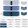 Hatha Yoga Large Resistance Band,14.5 x3.15,Fabric Exercise Loop Bands with