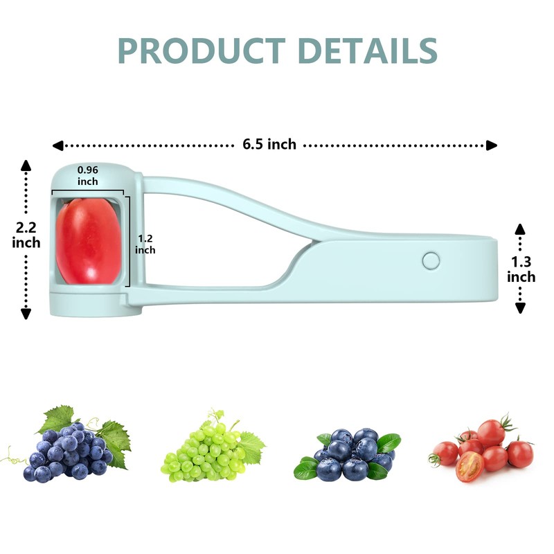 Luvan Grape Cutter for Toddlers, Grape Slicer for Baby, Grape