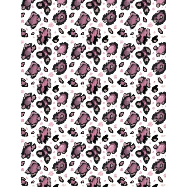 Leopard Skin Extra Large Dotted Journal 200 Numbered Pages: Big