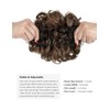 Yamel Chignon Hairpiece Curly Bun Scrunchie Extensions Synthetic Updo Combs