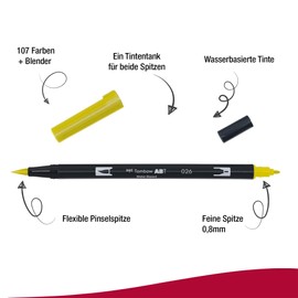 Tombow Dual Brush Pen, ABT, No. 026 (AB-T026)