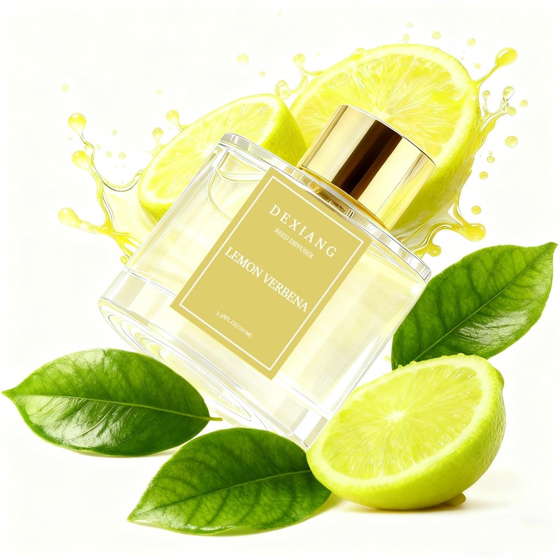 Reed Diffuser Set - 3.38 fl oz Lemon Verbena Premium