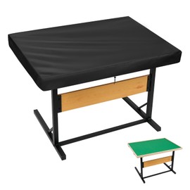 Fizentia Puzzle Board Cover,Waterproof Cover for 1500 Pieces Jigsaw Puzzles Board with Drawers,Dustproof Puzzle Tables for Adults with Drawers Covers (Black,36''L x 27''W)