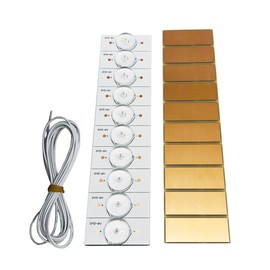 20PCS 6V SMD Lamp Beads with Optical Lens Fliter for 32-65 LED TV Repair with 2M Wire Led Light Strip Parts Accessories