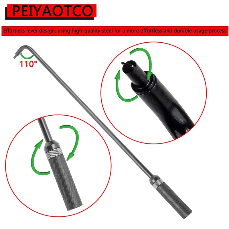 PEIYAOTCO 16.34in Pilot Screw Adjusting Tool 110° Angled Head Carburetor