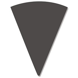 Waffle Cone Sleeves Solid Black 100 / 63-1350-20