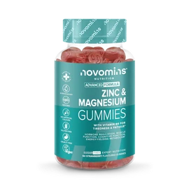 Novomins Zinc, Magnesium & Vitamin B6 60 Gummies