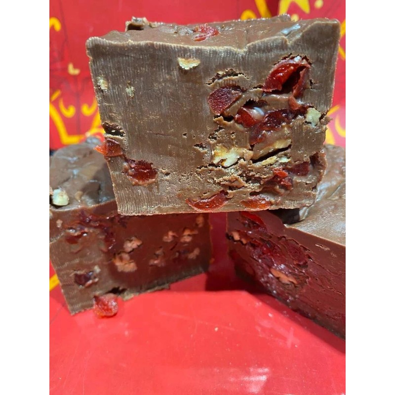 Homemade Milk Chocolate Cherry Pecan Fudge 1/2 pound