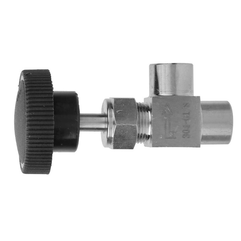 BSPP Shut Off Needle Valve Female Thread Angle Type Stop