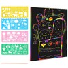 SIRLOMU 10 x Magic Scratch Book, Scratch Pictures Children, 4