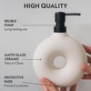 Terramoza Ceramic Bathroom Accessory Set, 5 Pcs - Soap Dispenser