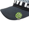 Golf Hat Clip with Glitzy Crystal Golf Ball Marker for