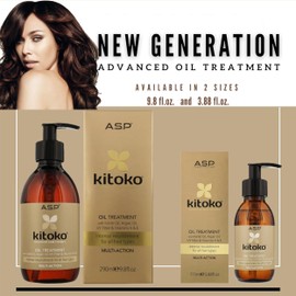 ASP Kitoko Haircare Advanced Hair Theraphy, All Hair Types Oil Treatment with Karité Oil Argan Oil UV Filter & Vitamin E, Intense Nourishment For All Hair Types (290ml/9.8fl.oz)