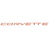1997-2004 Corvette Rear Letters Red