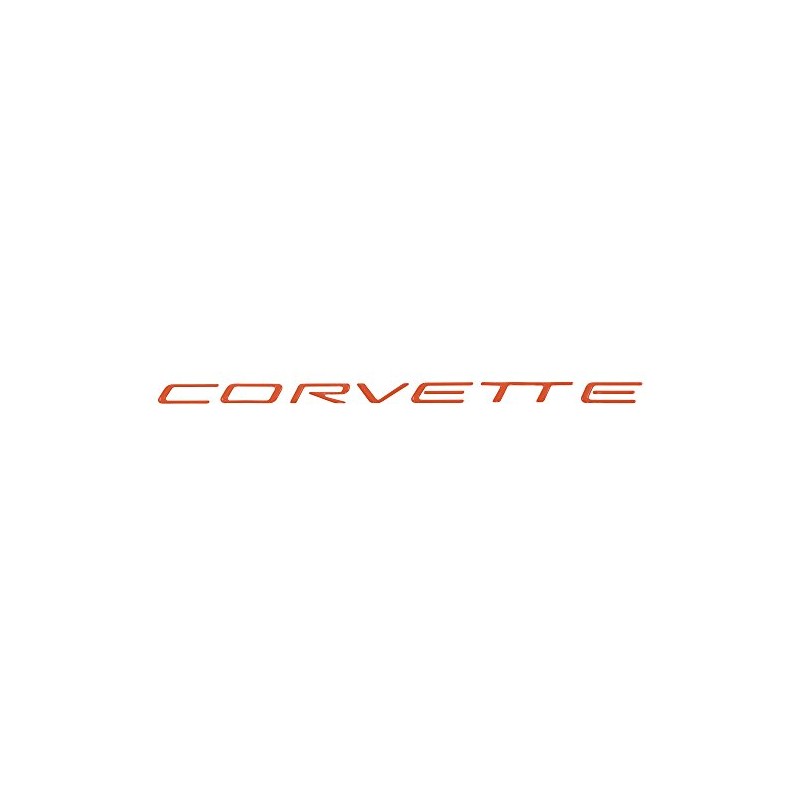 1997-2004 Corvette Rear Letters Red