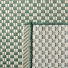 SAFAVIEH Courtyard Collection 8' x 10' Dark Green/Beige CY6653 Indoor/
