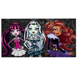 PLNVNVP Beach Towels Children's Monster Beach Towels Large Bath Towel Sports Towel Microfibre Shower Towels Monster Dolls Girls Towels for Children, Multicoloured (150 x 75 cm)