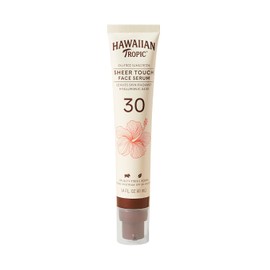 Hawaiian Tropic Sheer Touch Face Serum SPF 30, 1.4oz | Hyaluronic Acid Serum for Face, Sunscreen Serum, Face Serum for Women and Men, Hydrating Serum for Face | Travel Sunscreen, SPF 30, 1.4oz