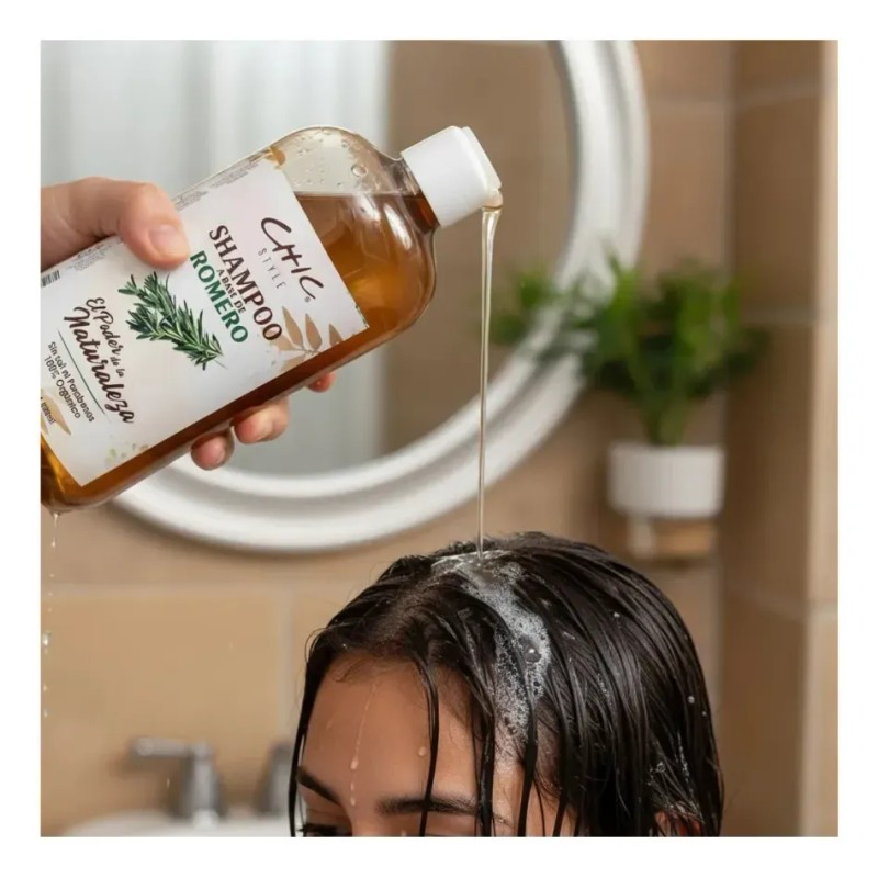 Shampoo De Romero Chic Style 500ml Sin Sal Orgánico Set