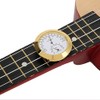 Bnineteenteam Round Thermometer Hygrometer Humidity Temperature Meter for Violin Guitar