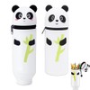 QYEHF Panda Pencil Case, Panda Straight Pen Case, Multifunctional Panda