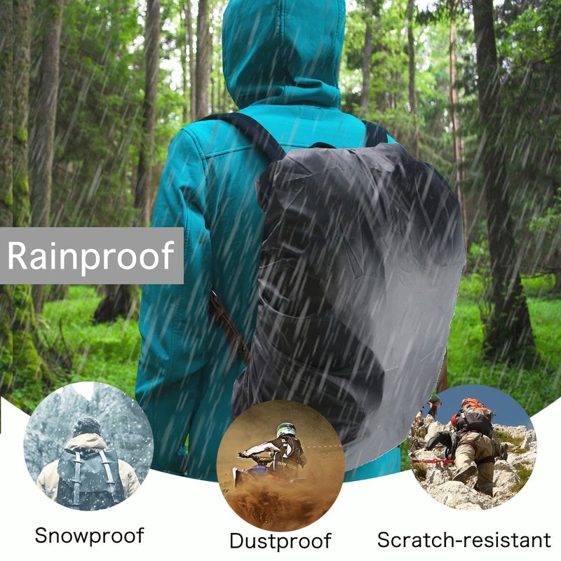Frelaxy Waterproof Backpack Rain Cover, Upgraded Triple Waterproofing, Antislip Cross