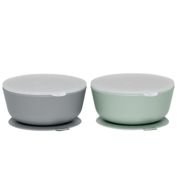 WeeSprout Suction Bowls for Baby & Toddlers (Set of 2)