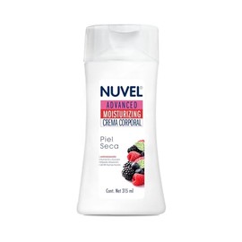Nuvel Crema Corporal Antioxidantes (315 ml), Ideal para Piel Seca, Con ingredientes Naturales, Humectacin de 24 Horas.