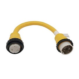 Parkworld 885958 Shore Power Adapter Cord Marine 50A SS1-50P Male Plug to SS2-50R Female Receptacle 1.5FT