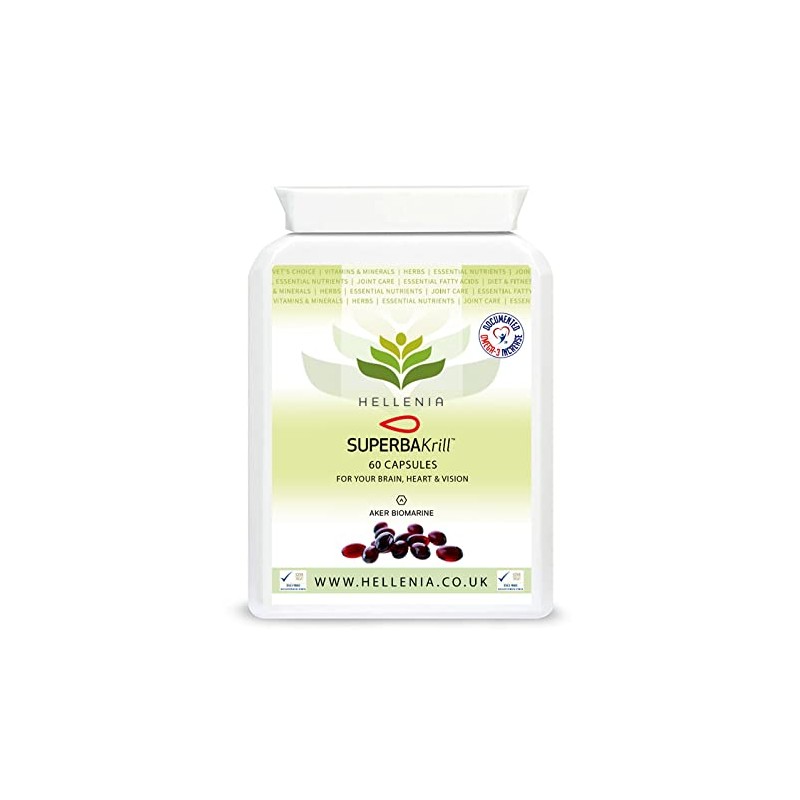 Hellenia Superba Krill™ 100% Antarctic Krill Oil Capsules 500mg |