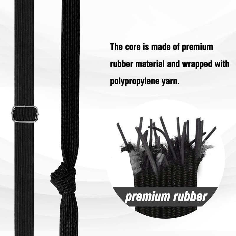 Bungee Cords Heavy Duty Outdoor, Long Adjustable Bungee Cords with